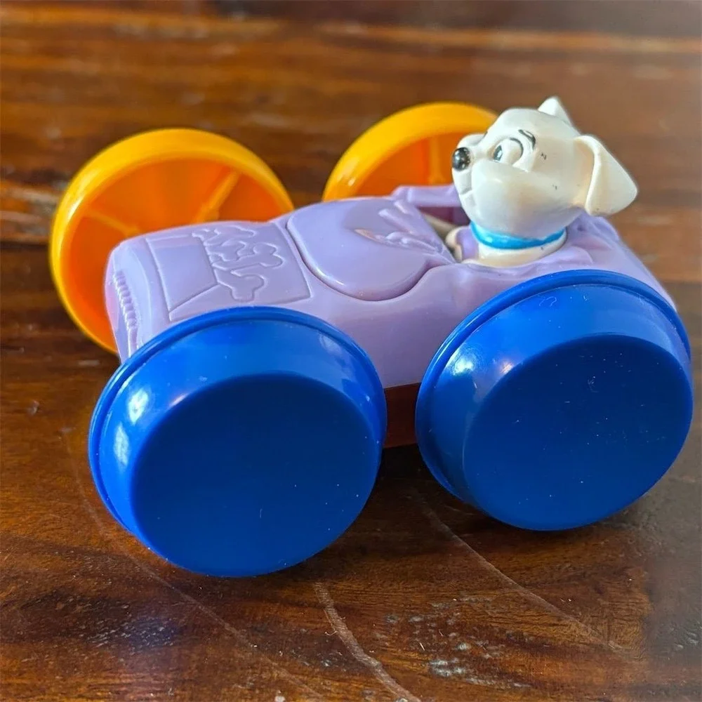 Vintage McDonald's 101 Dalmatians Flip Car Toy 1990s‎ Collectible